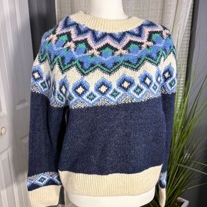 Old Navy Festive Craft Fair Isle Sweater